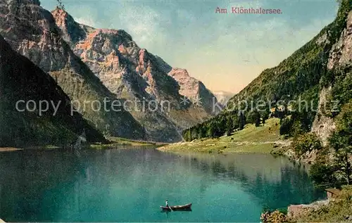 AK / Ansichtskarte Kloentalersee Panorama Kat. Kloental