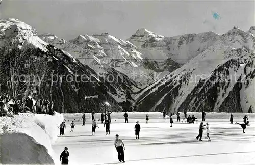 AK / Ansichtskarte Braunwald GL Reisfeld mit Hausstockkette Kat. Braunwald