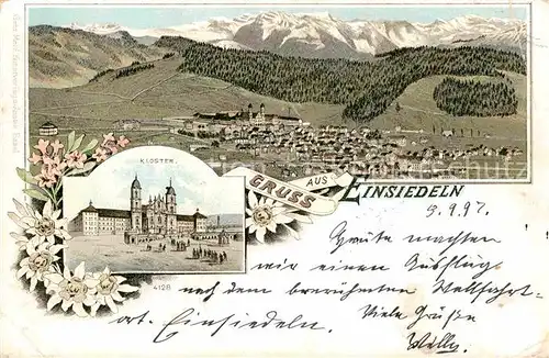 AK / Ansichtskarte Einsiedeln SZ Kloster  Kat. Einsiedeln