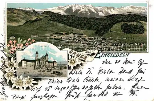 AK / Ansichtskarte Einsiedeln SZ Kloster  Kat. Einsiedeln