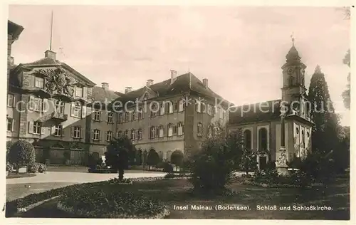 AK / Ansichtskarte Insel Mainau Schloss und Schlosskirche Kat. Konstanz Bodensee