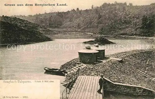 AK / Ansichtskarte Bergisches Land Sengbach Talsperre Kat. 