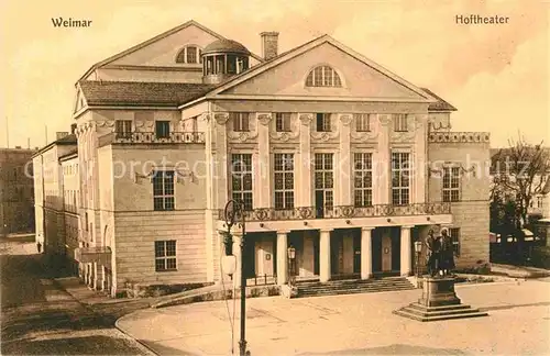 AK / Ansichtskarte Weimar Thueringen Hoftheater Kat. Weimar