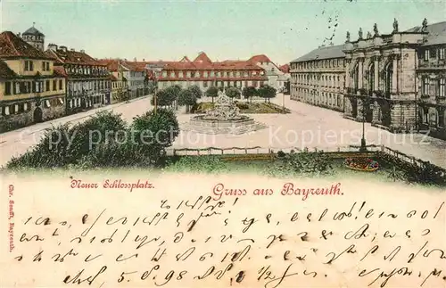 AK / Ansichtskarte Bayreuth Neuer Schlossplatz Kat. Bayreuth