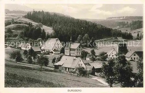 AK / Ansichtskarte Burgberg Koenigsfeld Ortsansicht  Kat. Koenigsfeld im Schwarzwald