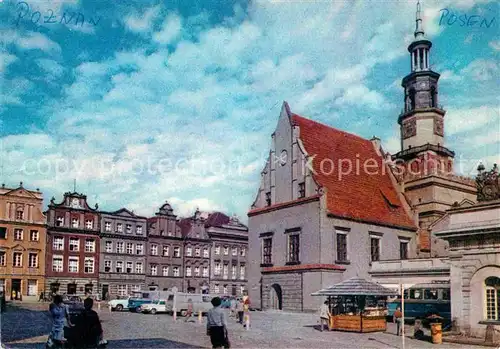 AK / Ansichtskarte Poznan Posen Zrekonstruowany budynek d. Wagi Miejskiej Stadtwaage Alter Markt Kat. Poznan