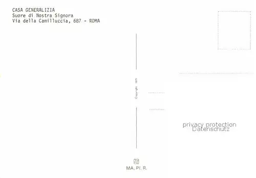 AK / Ansichtskarte Roma Rom Casa Generalizia Suore di Nostra Signora Kat. 