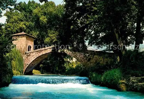 AK / Ansichtskarte Subiaco Italien Ponte Medioevale Bruecke Kat. 