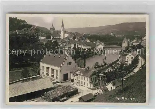 AK / Ansichtskarte Baden AG Kirche Kuranstalt Freihof Kat. Baden