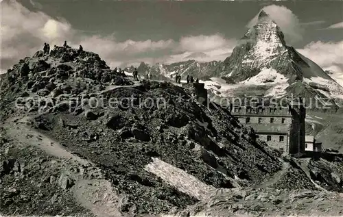 AK / Ansichtskarte Zermatt VS Gornergrat mit Matterhorn Kat. Zermatt