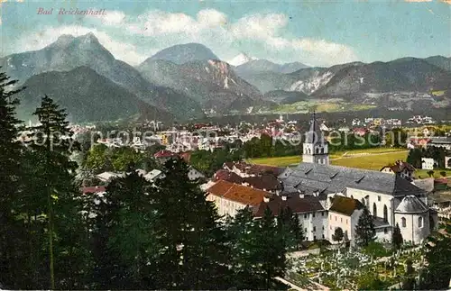 AK / Ansichtskarte Bad Reichenhall Panorama Kirche  Kat. Bad Reichenhall