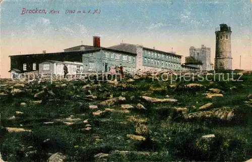 AK / Ansichtskarte Brocken Harz Teufelskanzel