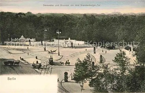 AK / Ansichtskarte Berlin Denkmaeler und Brunnen  Kat. Berlin