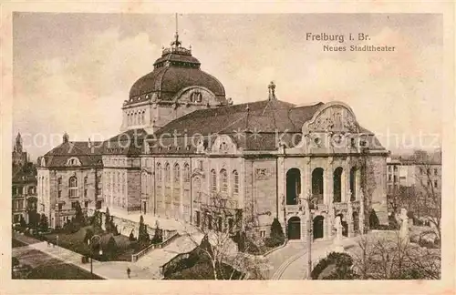 AK / Ansichtskarte Freiburg Breisgau Neues Stadttheater Kat. Freiburg im Breisgau