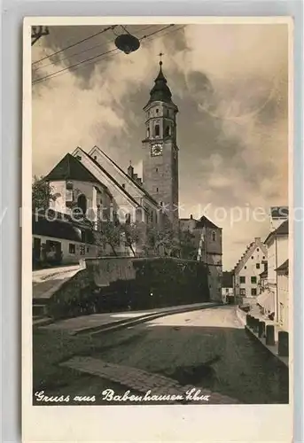 AK / Ansichtskarte Babenhausen Schwaben Kirche Kat. Babenhausen