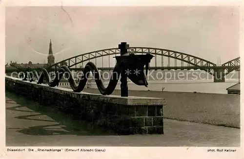 AK / Ansichtskarte Foto Kellner Rolf Nr. 4315 Duesseldorf Rheinschlange  Kat. Fotografie