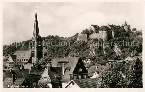 AK / Ansichtskarte Heidenheim Brenz Schloss Kirche Kat. Heidenheim an der Brenz