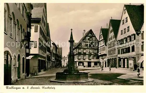 AK / Ansichtskarte Riedlingen Donau Marktplatz Kat. Riedlingen