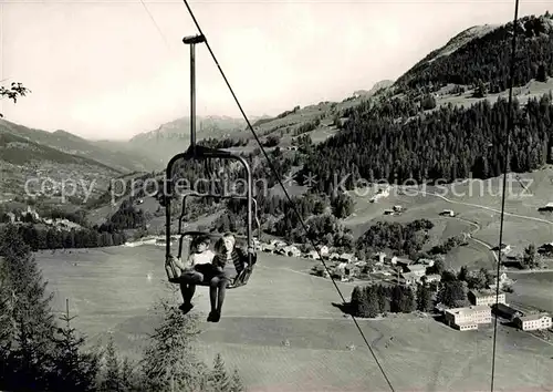 AK / Ansichtskarte Churwalden Panorama Sessellift Kat. Churwalden