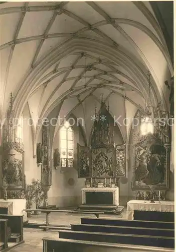 AK / Ansichtskarte Muenchen Blutenburg Kirche Inneres Kat. Muenchen