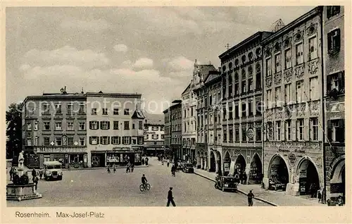 AK / Ansichtskarte Rosenheim Bayern Max Josef Platz Kat. Rosenheim