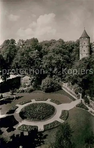 AK / Ansichtskarte Biberach Riss Blumenanlage Gigelberg Kat. Biberach an der Riss