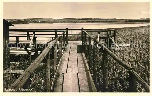 AK / Ansichtskarte Buchau Federsee Bad Bruecke Panorama Kat. Bad Buchau