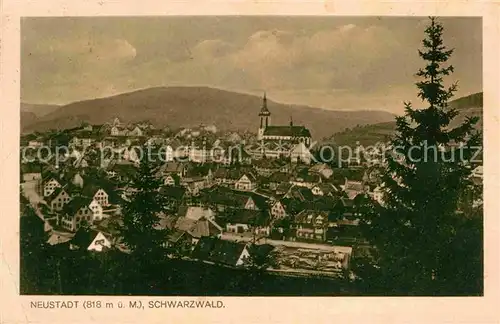 AK / Ansichtskarte Neustadt Schwarzwald Panorama