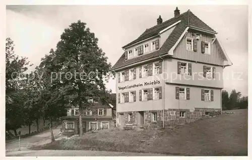 AK / Ansichtskarte Kniebis Freudenstadt Veget. Landheim Kniebis  Kat. Freudenstadt