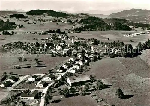 AK / Ansichtskarte Ellhofen Allgaeu Fliegeraufnahme Kat. Weiler Simmerberg