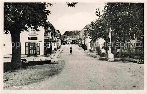 AK / Ansichtskarte Iffezheim Hauptstrasse  Kat. Iffezheim