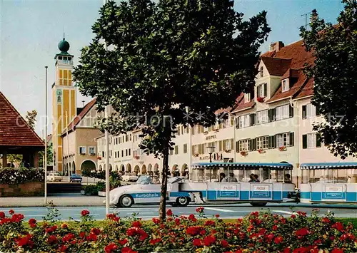AK / Ansichtskarte Freudenstadt Marktplatz Rathaus Kurbaehnle Hoehenkurort Schwarzwald Kat. Freudenstadt