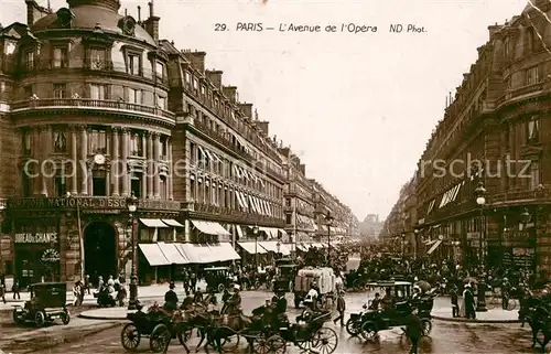 AK / Ansichtskarte Paris Avenue de l Opera Kat. Paris