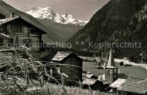 AK / Ansichtskarte Randa Blick zum Breithorn Kat. Randa