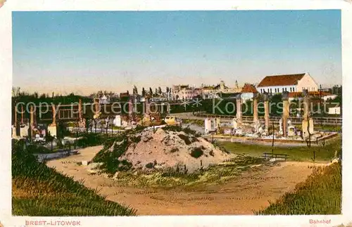 AK / Ansichtskarte Brest Litowsk Bahnhof Kat. Russische Foederation