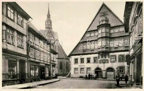 AK / Ansichtskarte Osterode Harz Rathaus Kat. Osterode am Harz