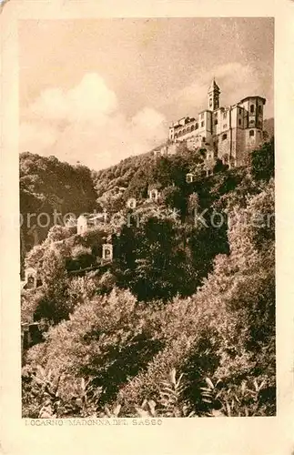 AK / Ansichtskarte Locarno Lago Maggiore Madonna del Sasso