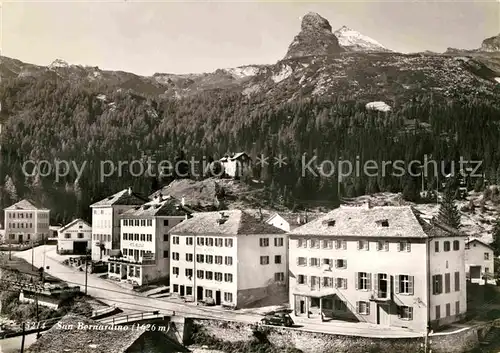 AK / Ansichtskarte San Bernardino GR Teilansicht  Kat. Mesocco