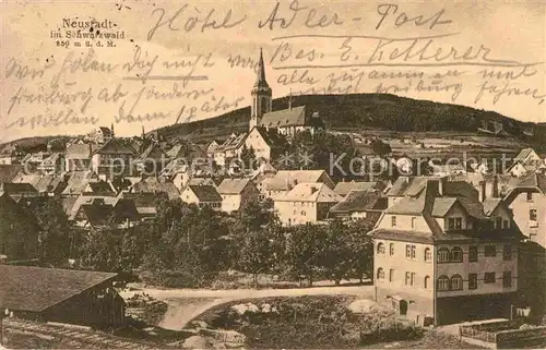 AK / Ansichtskarte Neustadt Schwarzwald Kirche