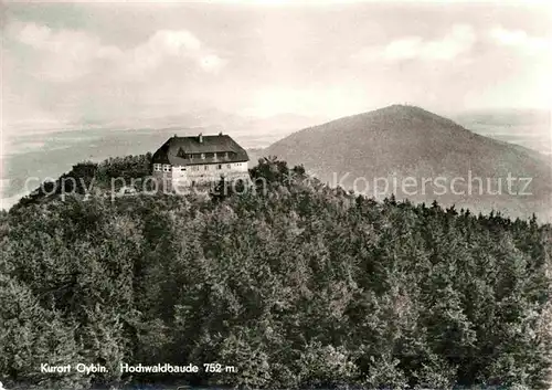 AK / Ansichtskarte Oybin Hochwaldbaude Fliegeraufnahme Kat. Kurort Oybin