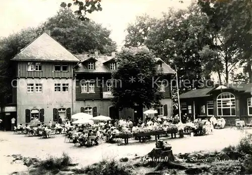 AK / Ansichtskarte Saechsische Schweiz Kuhstall Restaurant Kat. Rathen Sachsen