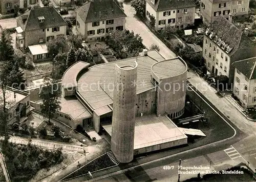 AK / Ansichtskarte Birsfelden Fliegeraufnahme Bruderklaus Kirche Kat. Birsfelden