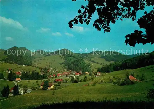 AK / Ansichtskarte Langenbruck BL Panorama Sommer und Winterkurort im Baselbieter Jura