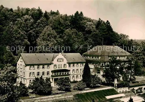 AK / Ansichtskarte Jordanbad Oberes Kurhaus Saalbau Kat. Biberach an der Riss