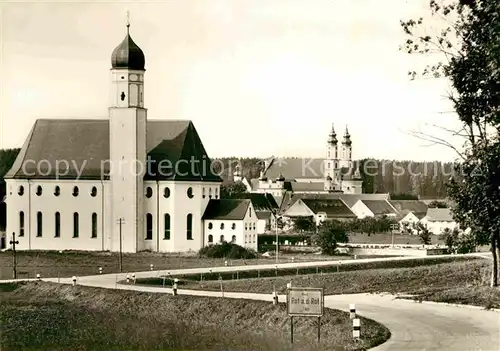 AK / Ansichtskarte Rot Rot Friedhofkirche Sankt Johann Kat. Rot an der Rot