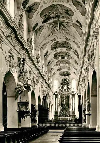 AK / Ansichtskarte Ochsenhausen Ehemaliges Benediktinerkloster Klosterkirche Kat. Ochsenhausen