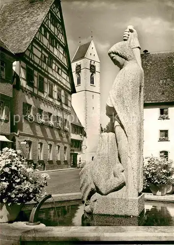 AK / Ansichtskarte Riedlingen Donau Sankt Georgsbrunnen Marktplatz Kat. Riedlingen