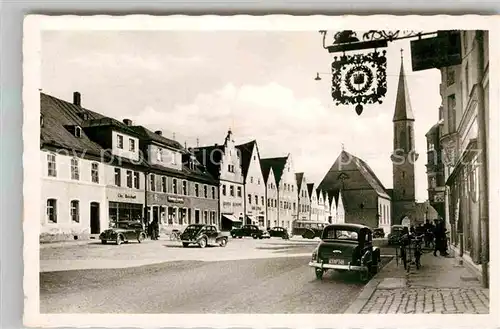 AK / Ansichtskarte Kemnath Stadt Marktplatz Pfarrkirche  Kat. Kemnath