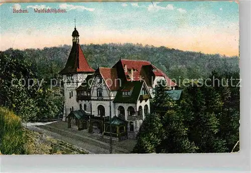 AK / Ansichtskarte Aachen Waldschloesschen Kat. Aachen