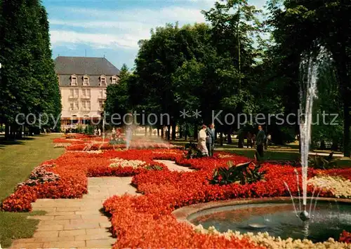 AK / Ansichtskarte Bad Pyrmont Fontaenenallee Kurpark Kat. Bad Pyrmont